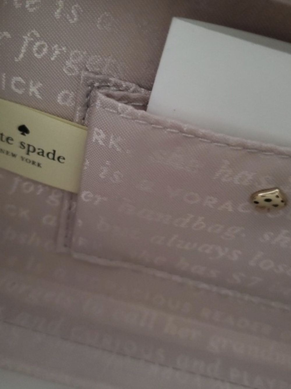 kate spade Palm Tree "I Need A Vacation" Acrylic Clutch - Green & Gold - Picture 8 of 12